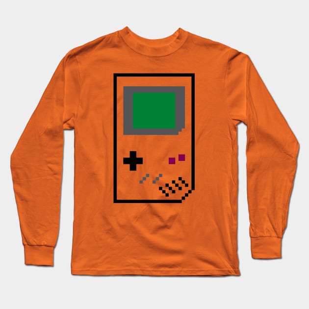 Retro Video Game Console Long Sleeve T-Shirt by Artron Studios